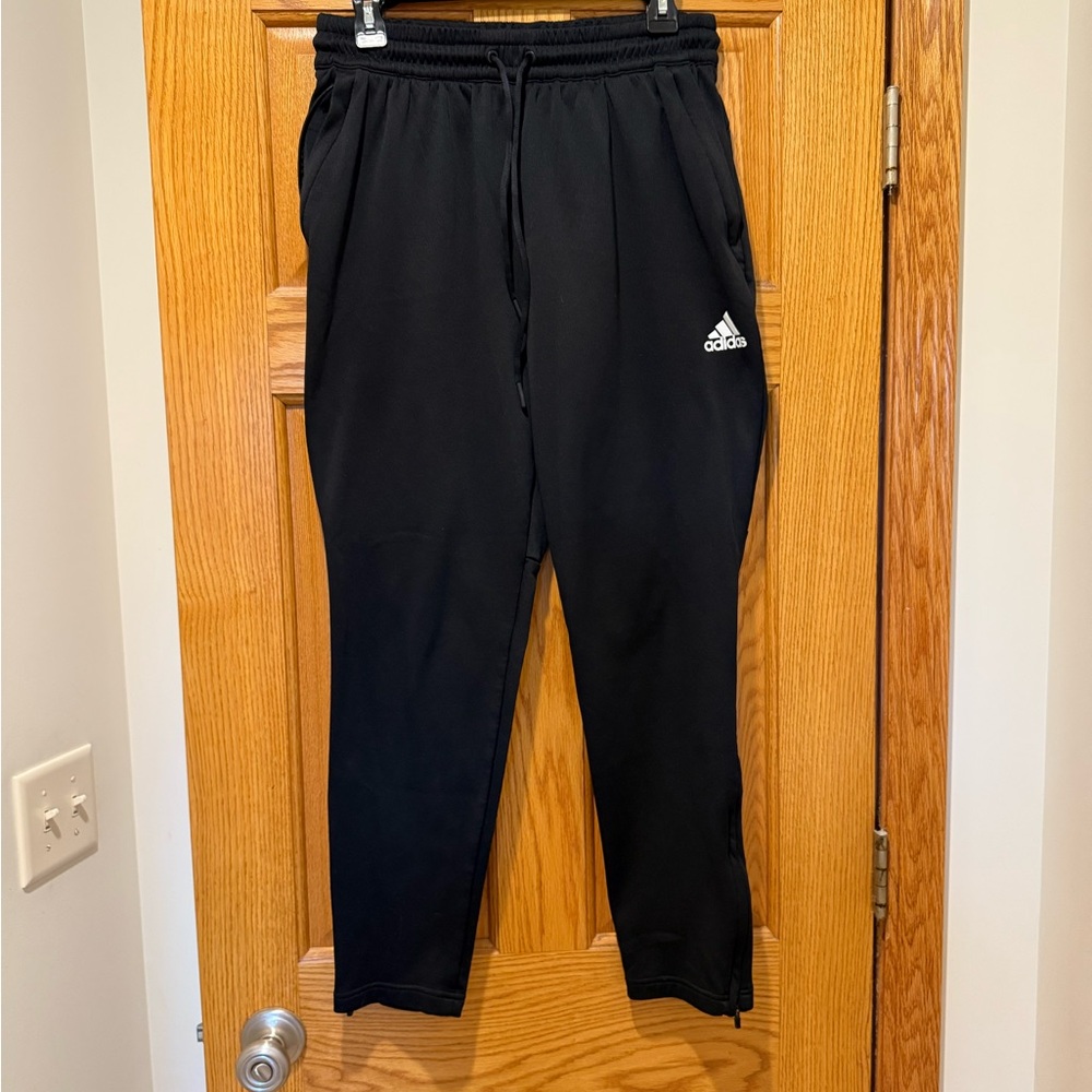 Mens Adidas Black Joggers Size L